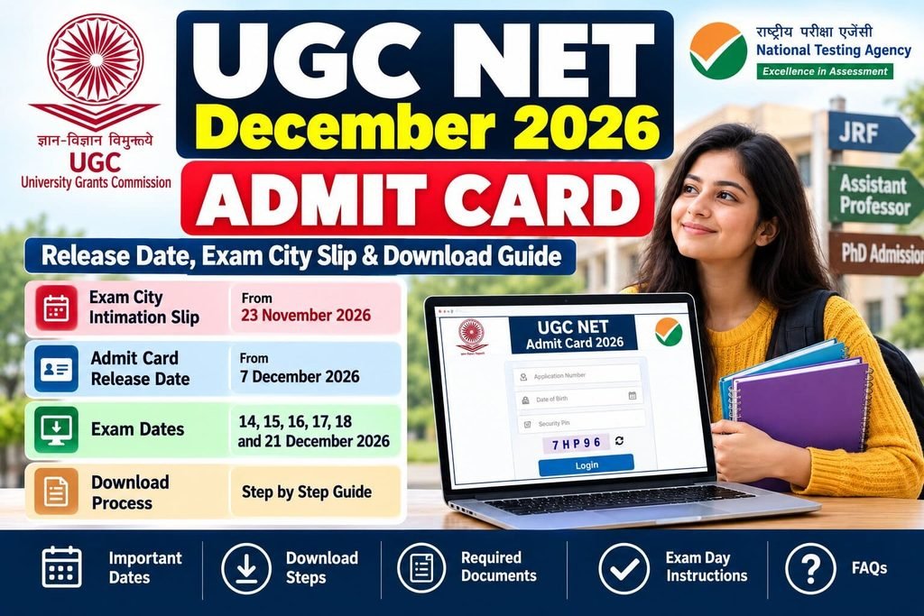 UGC NET December Admit Card 2026